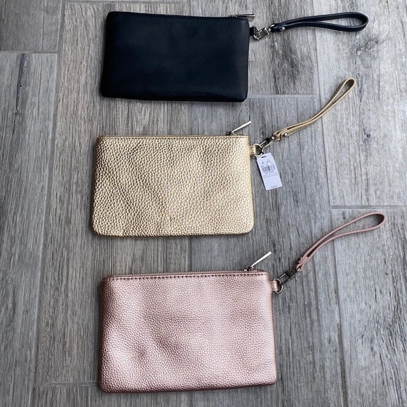 🦄NWOT (Get All 3) Express METALLIC wristlet bundle x3 piece⭐️ - Picture 10 of 14